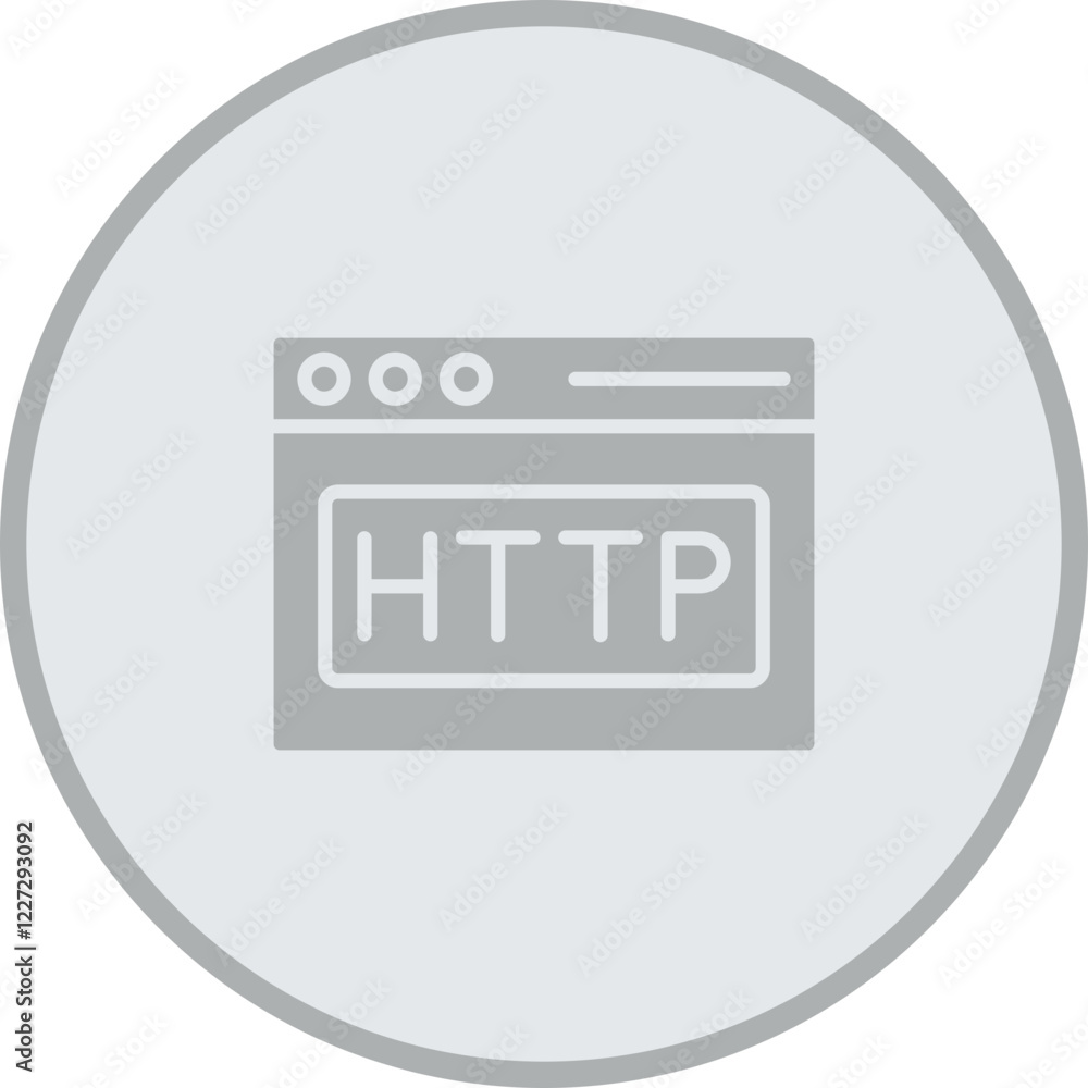 Http Vector Icon Design