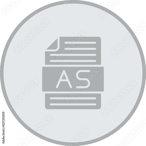 As Vector Icon Design