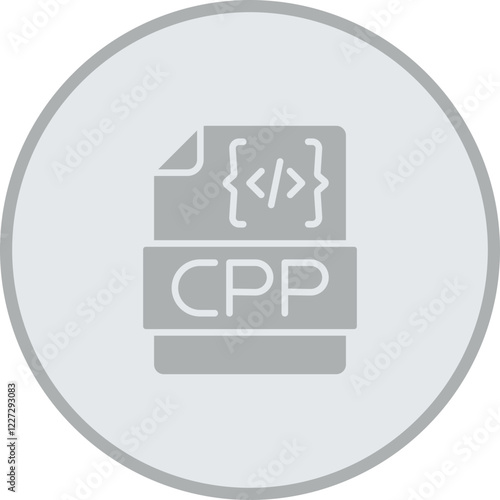 Cpp Vector Icon Design photo