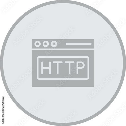 Http Vector Icon Design
