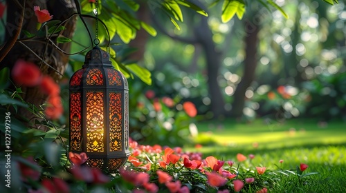 A beautiful Islamic lantern Prophet Muhammad SAW's birthday  