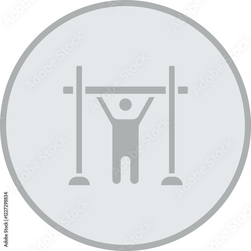 Calisthenics Vector Icon Design