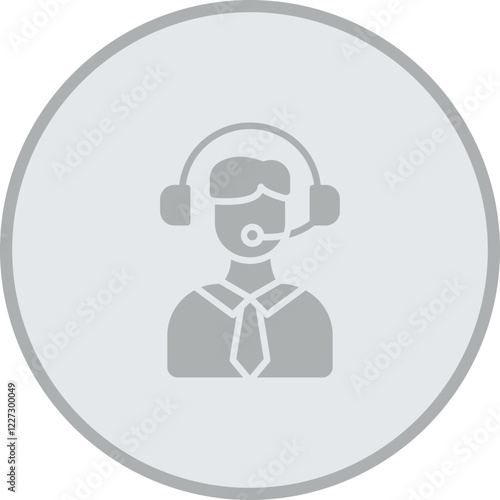 Customer Support Vector Icon Design