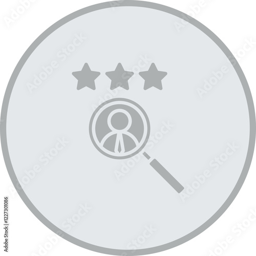 Talent Search Vector Icon Design