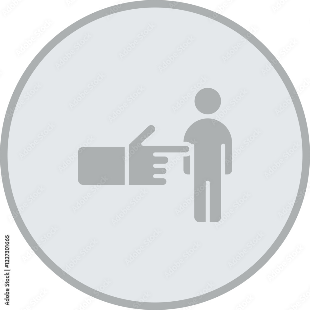 Passive Candidate Vector Icon Design Passive Candidate Vector Icon Design