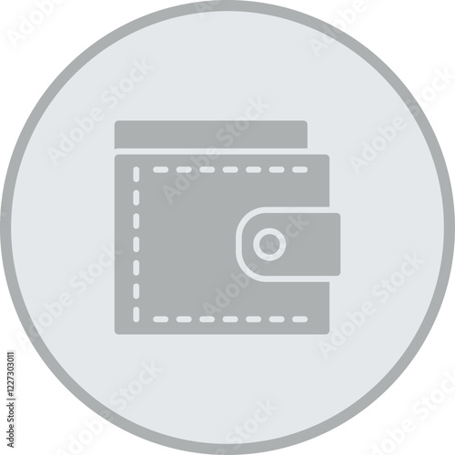 Wallet Vector Icon Design