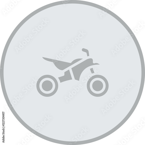 Motocross Vector Icon Design