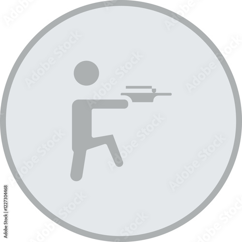 Shooting Vector Icon Design