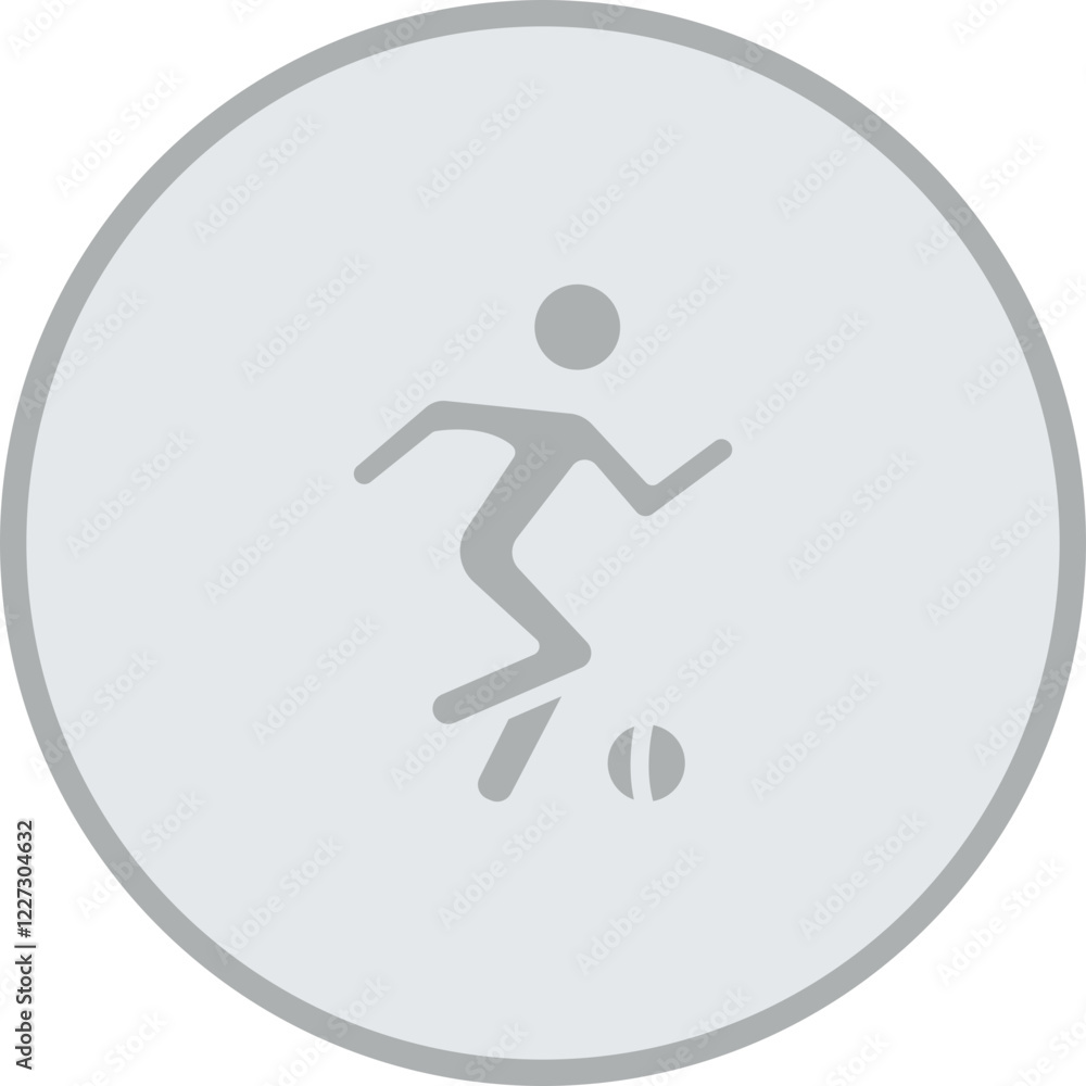 Dribbling Vector Icon Design Dribbling Vector Icon Design