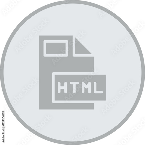 HTML Vector Icon Design