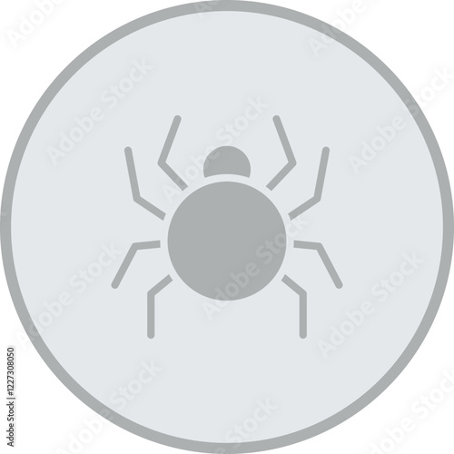 Spider Vector Icon Design