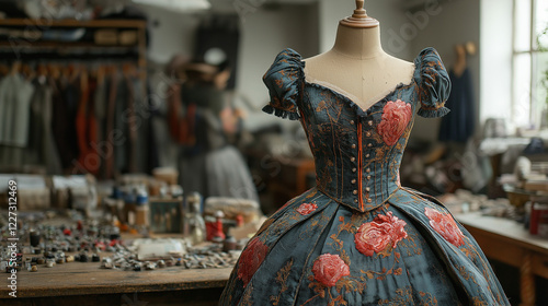 Exquisite Handmade Couture Gowns in a Designer Workshop