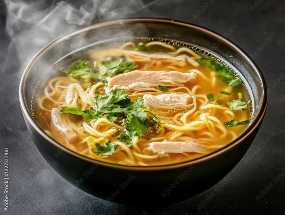 Bowl of Meat and Noodles Soup Bowl of Meat and Noodles Soup