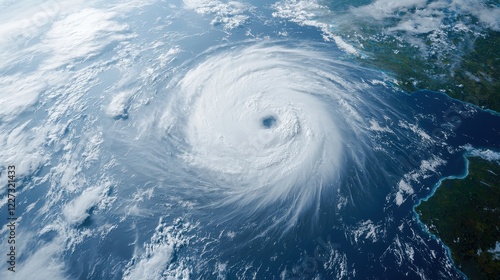 Photos Hurricane approaching earth viewed from space captured in satellite imagery