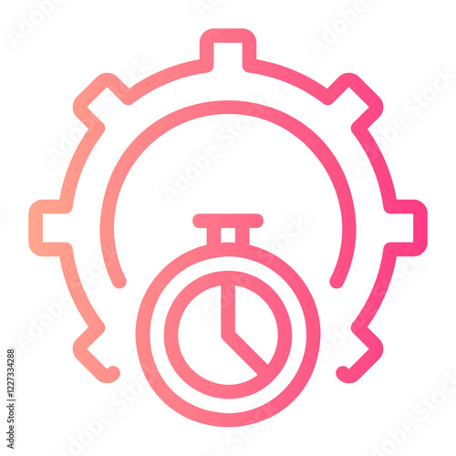 efficiency gradient icon