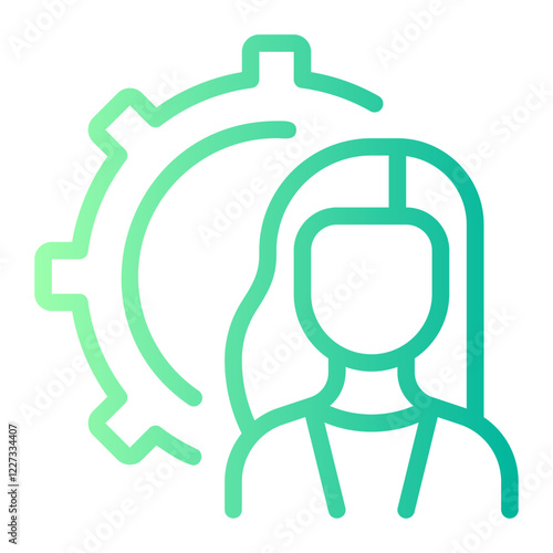 hr manager gradient icon