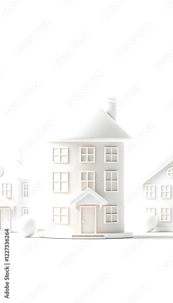 Fototapeta premium Line Real Estate Icons , with white tonespng