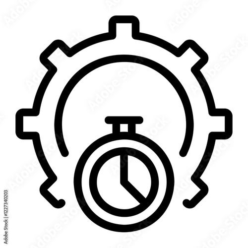 efficiency line icon