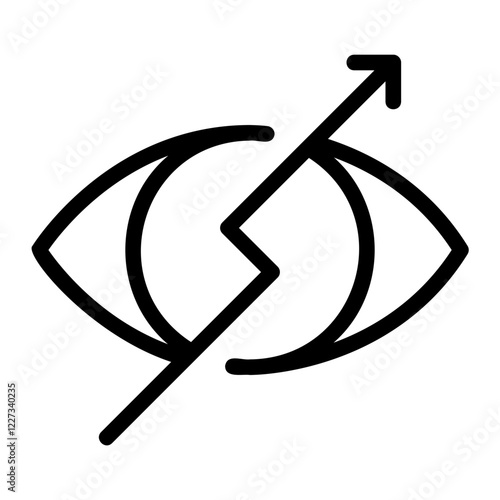 foresight line icon