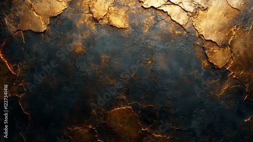 Dark gold textured stone background