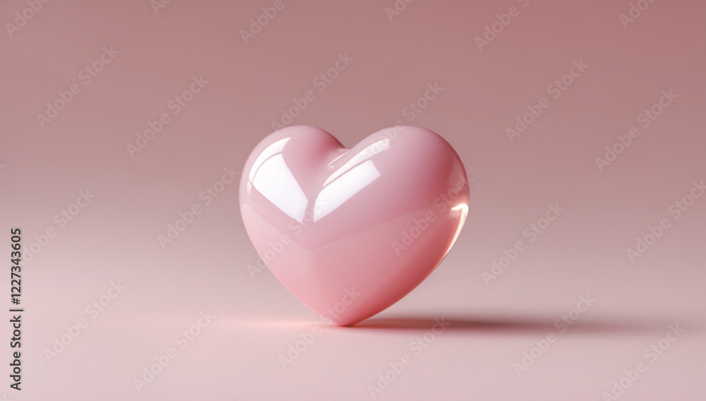 Captivating Heart Shaped Pink Glass Glimmering on a Soft Pastel Background wallpaper aesthetic for romantic post inspiration Captivating Heart Shaped Pink Glass Glimmering on a Soft Pastel Background wallpaper aesthetic for romantic post inspiration