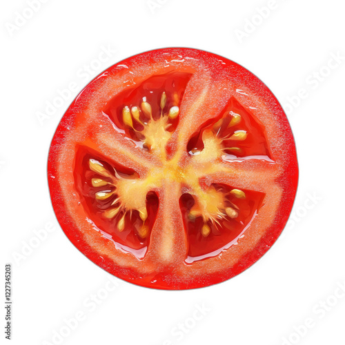 tomato slice transparant background