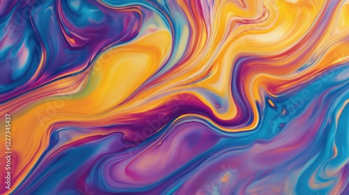 Wallpaper Mural Colorful Swirl Pattern Torontodigital.ca