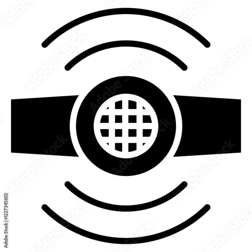 Sensors Glyph Icon