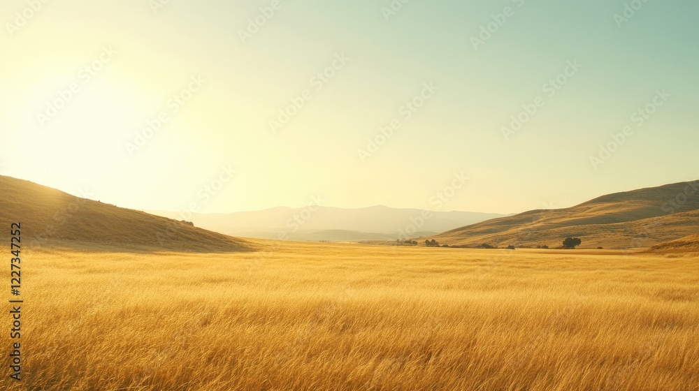 A golden field with long, flowing grass under a clear sky, creating a peaceful and open space perfect for rural or nature-themed projects. A golden field with long, flowing grass under a clear sky, creating a peaceful and open space perfect for rural or nature-themed projects.