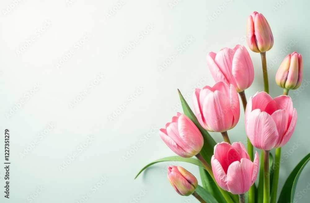 Frame with space for text surrounded by tulips, perfect for 8th March, Mother's Day, or spring greetings. Ideal for cards, ads, or social media. Created with vibrant colors and soft light Frame with space for text surrounded by tulips, perfect for 8th March, Mother's Day, or spring greetings. Ideal for cards, ads, or social media. Created with vibrant colors and soft light