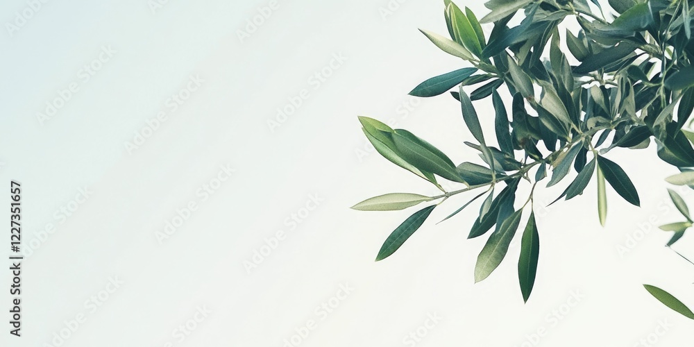 Obraz premium Olive Tree Against Blue Sky
