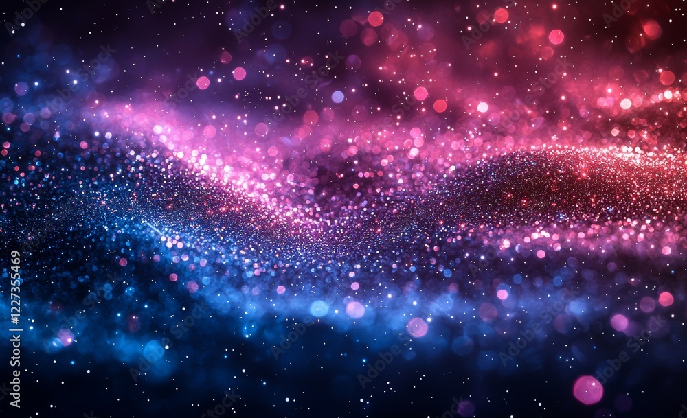 Obraz premium Beautiful abstract shiny light with a glittering backdrop