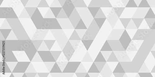 Geometric origami white, gray square cube triangulated random cube low polygon triangle textile abstract corporate creative design.	