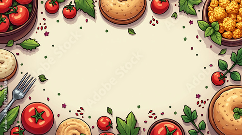 Delicious Food Menu Template Vector Design