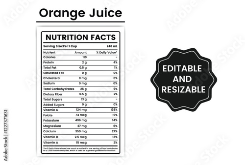 orange juice nutrition facts,nutritional value of orange juice,nutrition data orange juice,nutrition information for orange juice