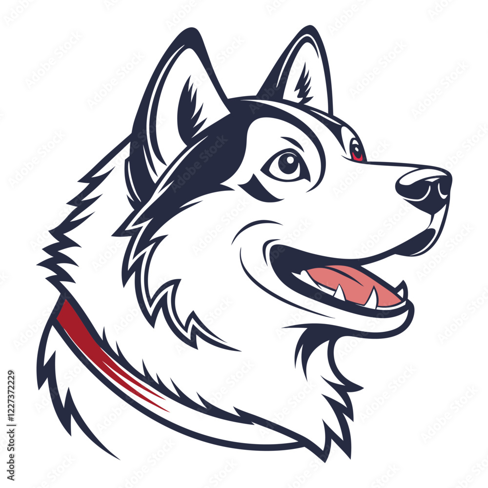 Naklejka premium Siberian logo for brand.