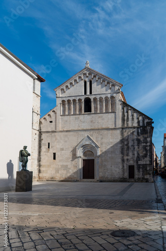 Romanesque Church of St. Chrysogonus in Zadar, Croatia photo