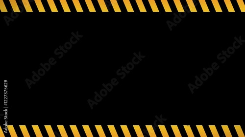 Running strip background is perfect for warning signs