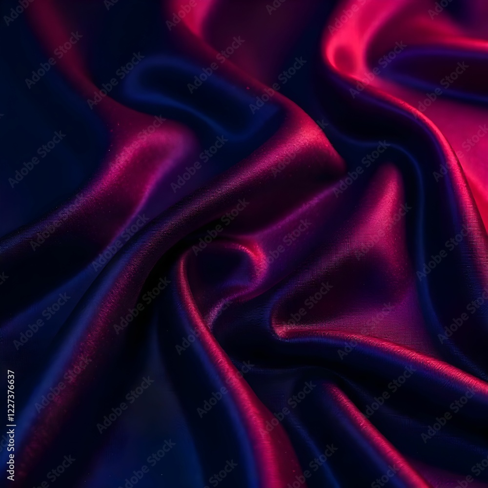 Obraz premium red satin fabric