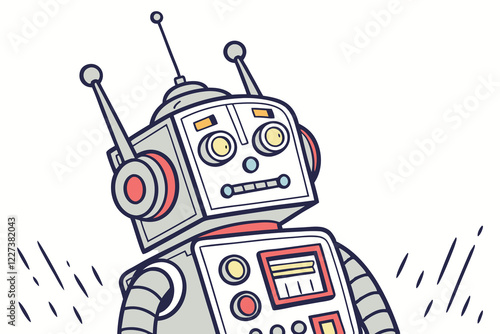 robot with a radio