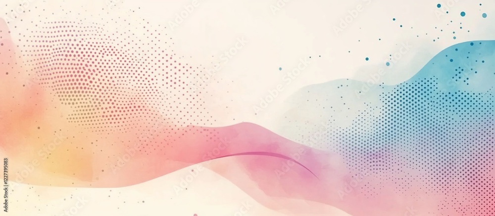Abstract Pastel Wave Design: A Serene Digital Artwork Abstract Pastel Wave Design: A Serene Digital Artwork
