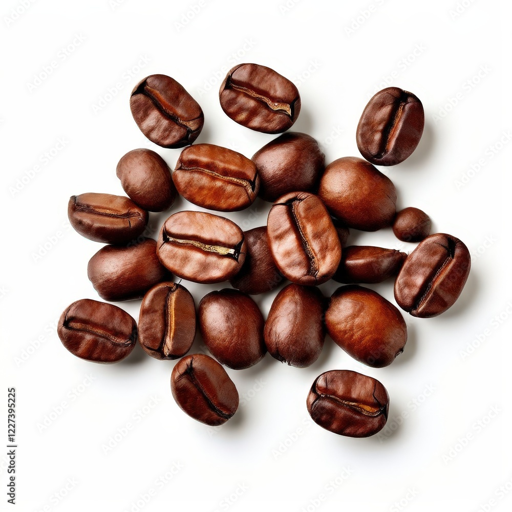the AI Image Generator, Illustration of Coffee Beans Isolated the AI Image Generator, Illustration of Coffee Beans Isolated