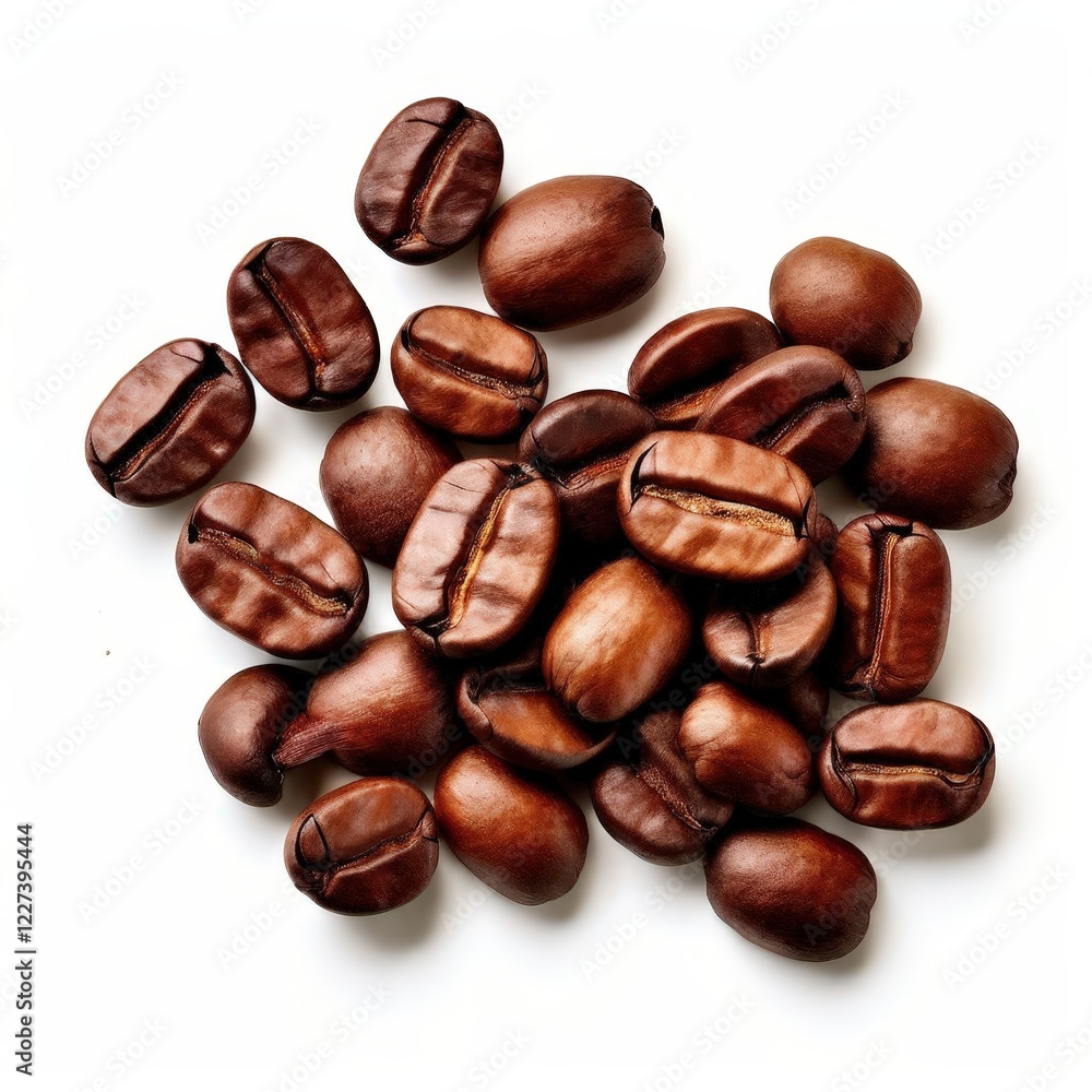 the AI Image Generator, Illustration of Coffee Beans Isolated the AI Image Generator, Illustration of Coffee Beans Isolated