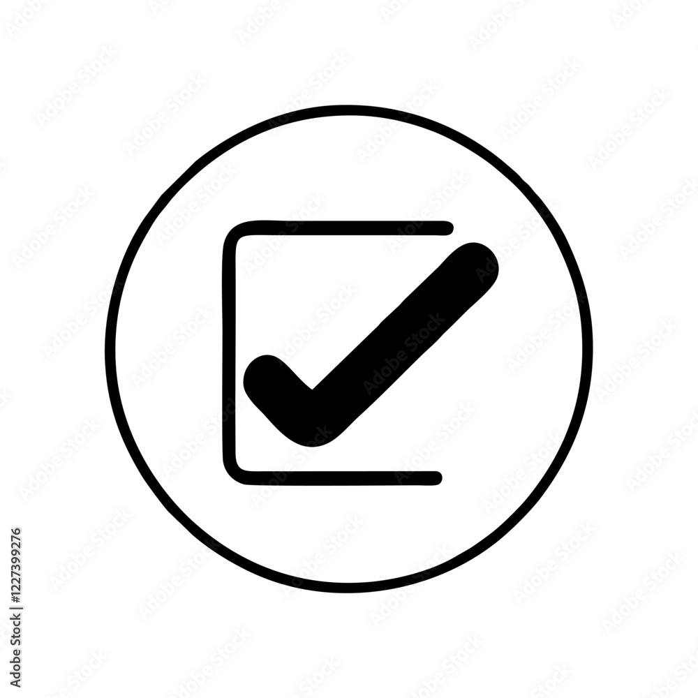 simple check mark logo icon for branding simple check mark logo icon for branding