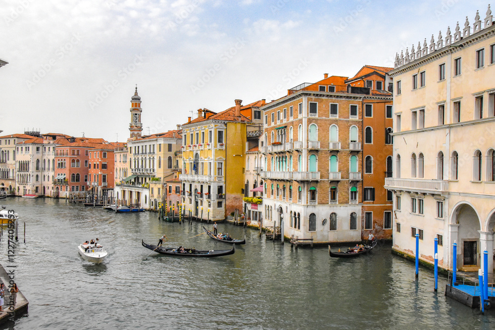 Obraz premium Italy. Venice. Grand Canal. Gondola. Bridges