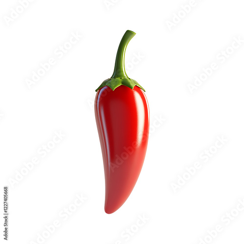 A Detailed 3D Visualization of a jalapeo photo