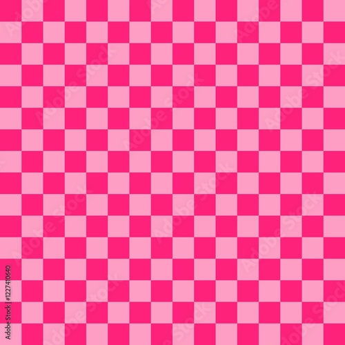 Seamless plaid pattern background in pink.