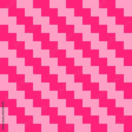 Seamless geometric pattern background in pink.