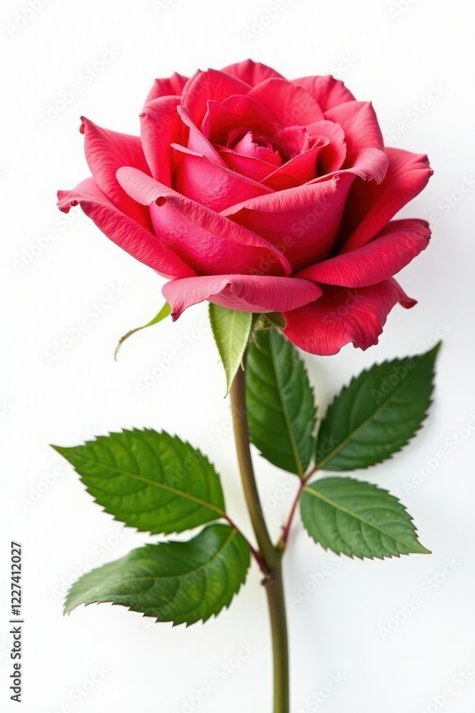 Fototapeta premium Fresh rose bouquet isolated on white background, isolated, white background, flowers