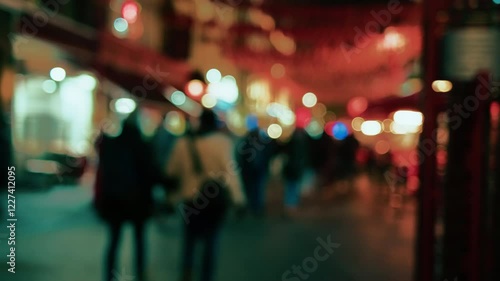 Wallpaper Mural People walking in chinatown street  Torontodigital.ca